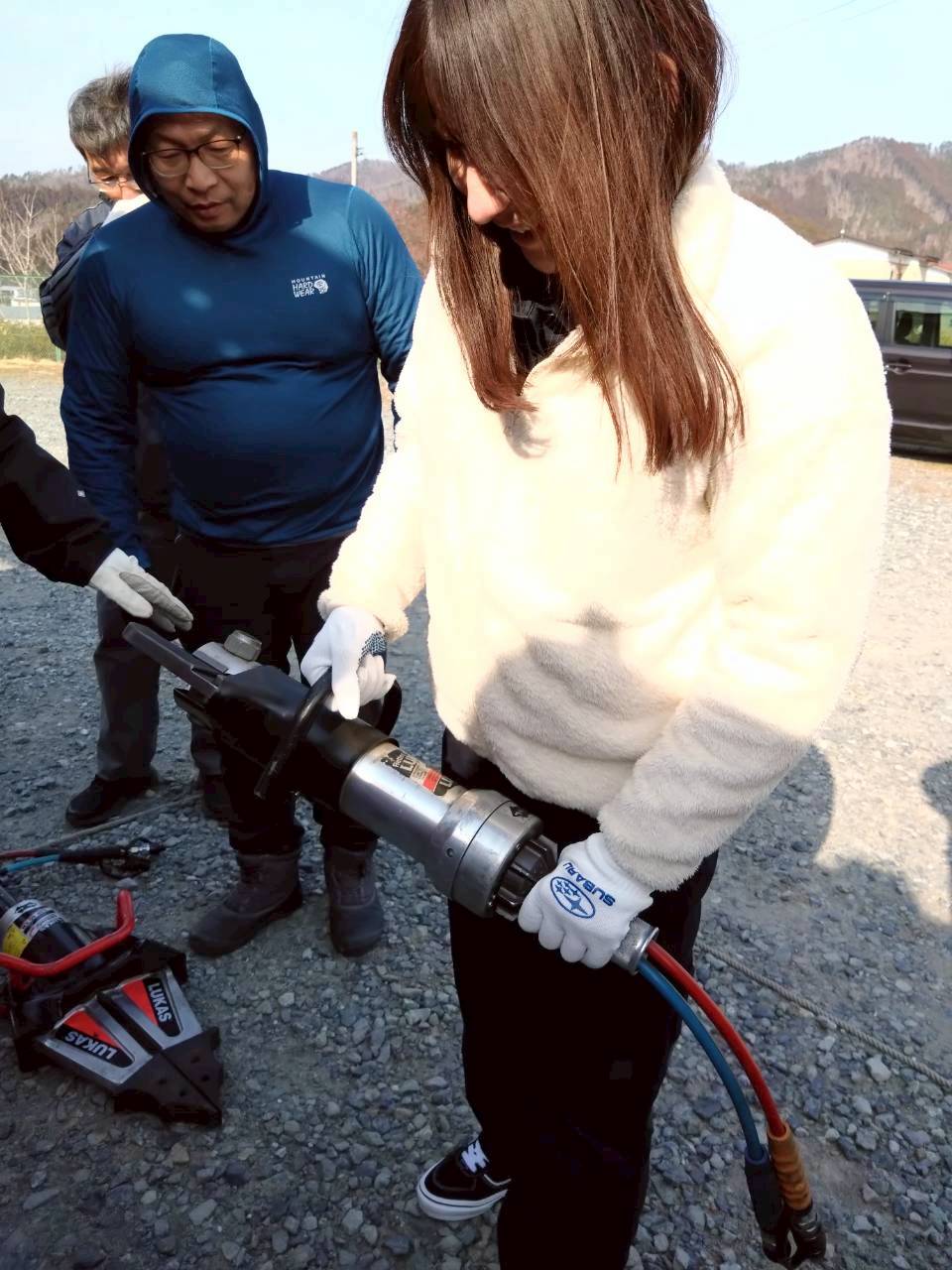 油圧器具の様子2